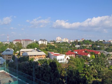 şehrin üzerinde tür, pattaya, Tayland