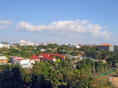 şehrin üzerinde tür, pattaya, Tayland