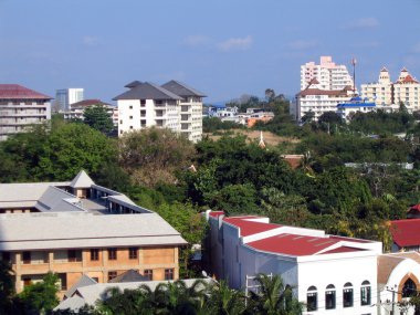 şehrin üzerinde tür, pattaya, Tayland