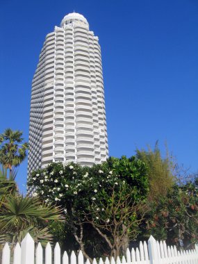 otel şehrin üzerinde tür, pattaya, Tayland