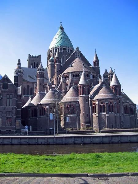 Κάτω Χώρες Καθεδρικό Ναό Της Πόλης Του Haarlem — Φωτογραφία Αρχείου