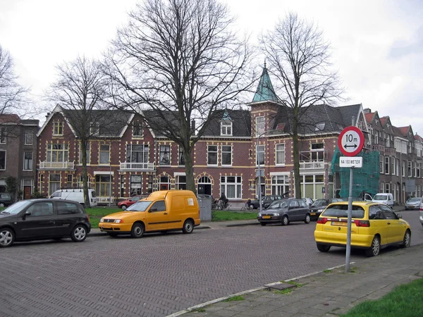 Nizozemsko, na ulicích města haarlem. — Stock fotografie