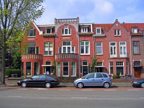 オランダ ハーレムの街の通りに — ストック写真