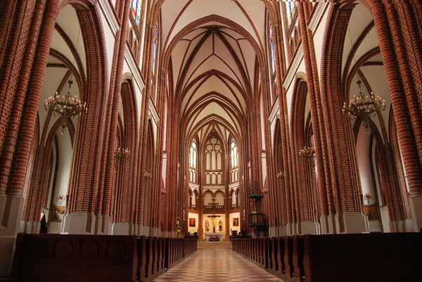 Catholic church inside — Stock Photo, Image