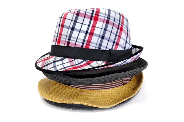 Farklı şapka yığını — Stok fotoğraf