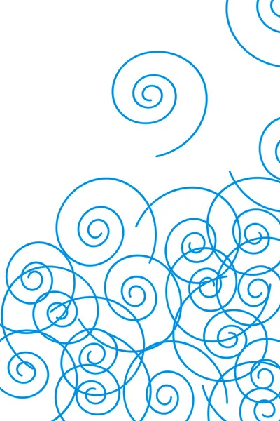 Mavi spiraller — Stok fotoğraf