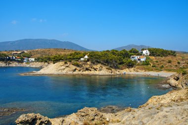 A view of Cap de Creus, Costa Brava, Spain clipart