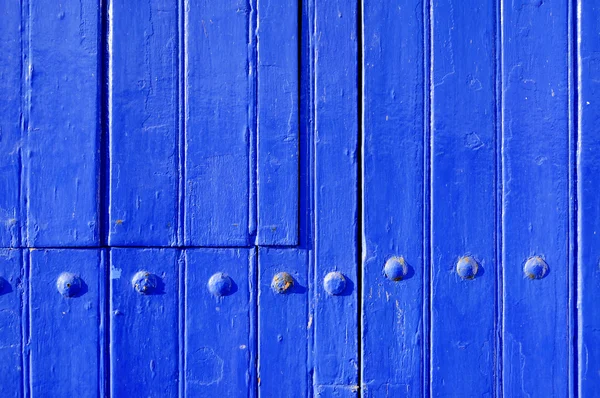 Mavi ahşap kapı arka plan — Stok fotoğraf