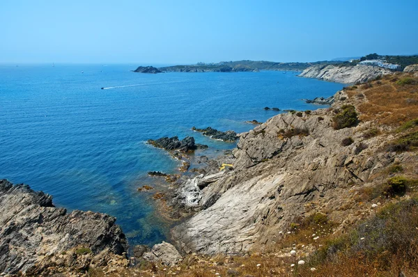 Een weergave van cap de creus, costa brava, Spanje — Stockfoto