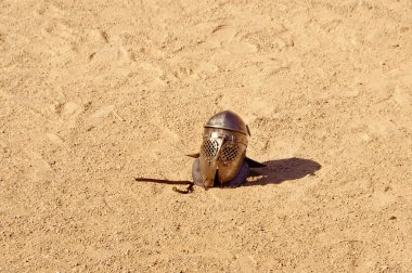 Gladiator helmet clipart