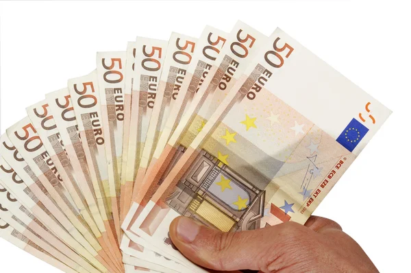 Несколько евро. — стоковое фото