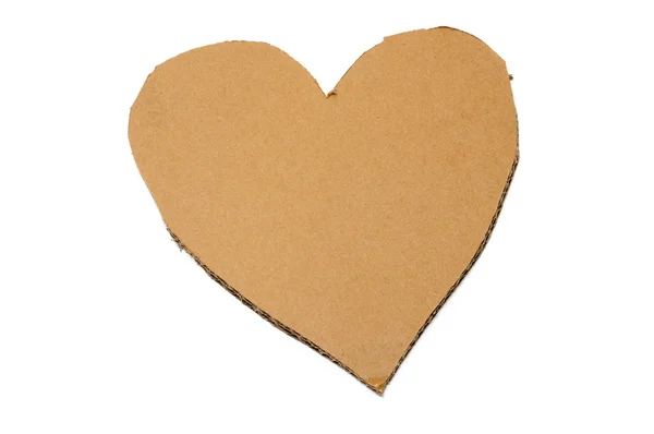 Cardboard heart — Stock Photo, Image