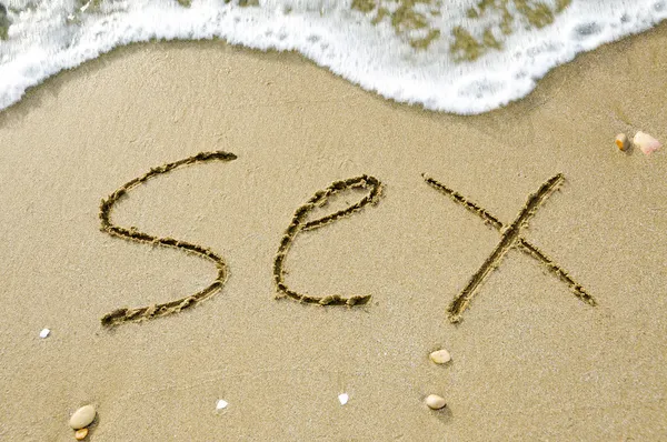 Sexe sur la plage — Photo