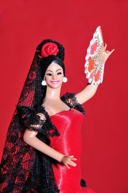 Flamenca doll clipart