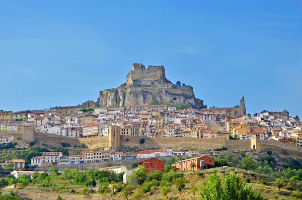 Vista panoramica di Morella, Spagna — Foto Stock