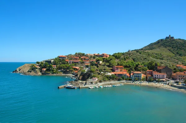 View of Collioure coast — Stok fotoğraf