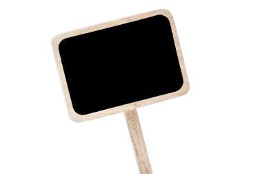 Blank blackboard label clipart