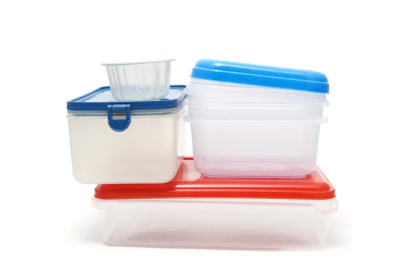 Plastic containers — Stock Photo, Image