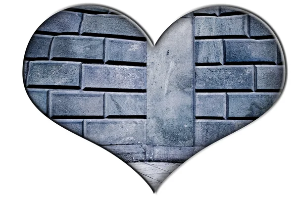 Corazón de pared — Foto de Stock