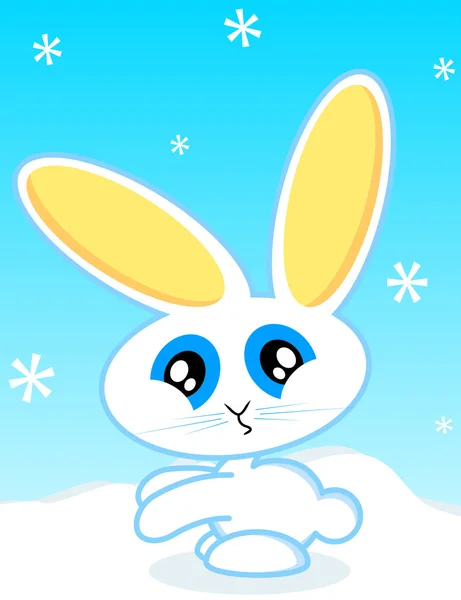Holiday Bunny ilustração vetorial . —  Vetores de Stock