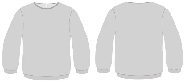 Podstawowe sweter szablon wektor ilustracja. — Wektor stockowy