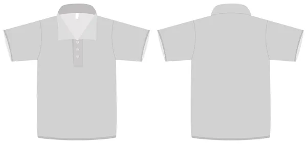 Векторная иллюстрация шаблона рубашки поло . — стоковый вектор