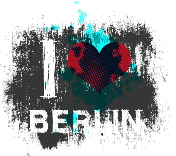 Я люблю Берлін — стоковий вектор