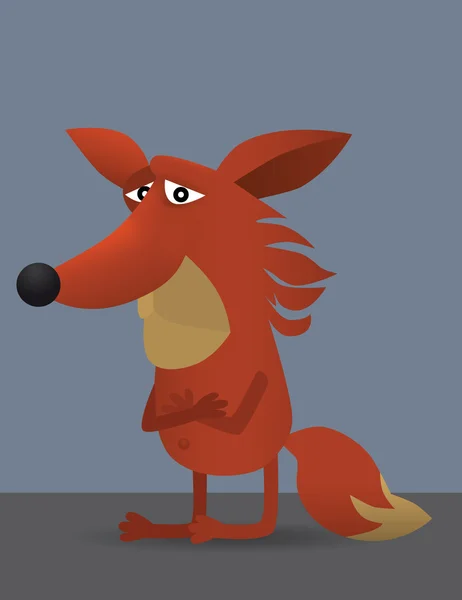 Régi fox — Stock Vector