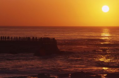 Kaliforniya, La Jolla 'da gün batımı