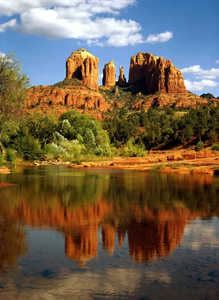 stock image Red Rock Crossing, Oak Creek Canyon, Arizona