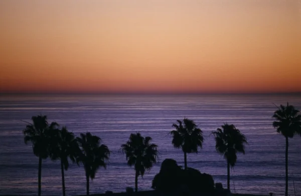 Tichý oceán při západu slunce — Stock fotografie
