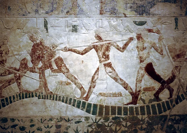 Pintura mural, Egipto — Foto de Stock