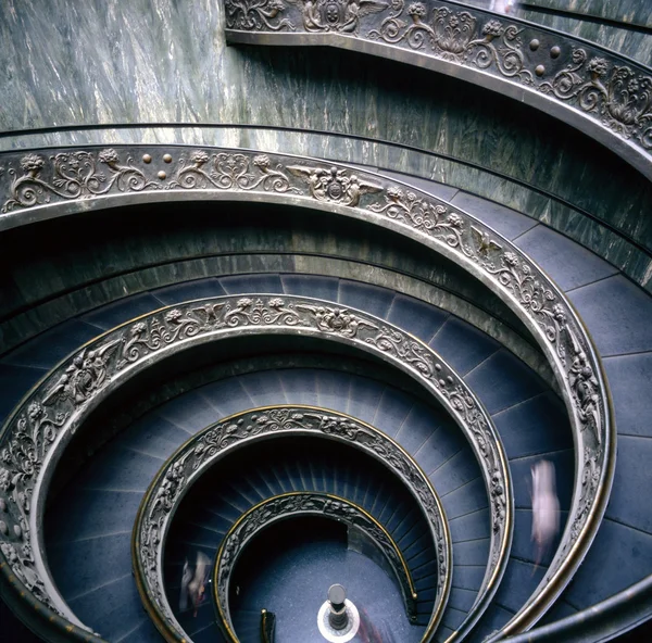 Vatican Museum, Spiral stairs Stock Photo