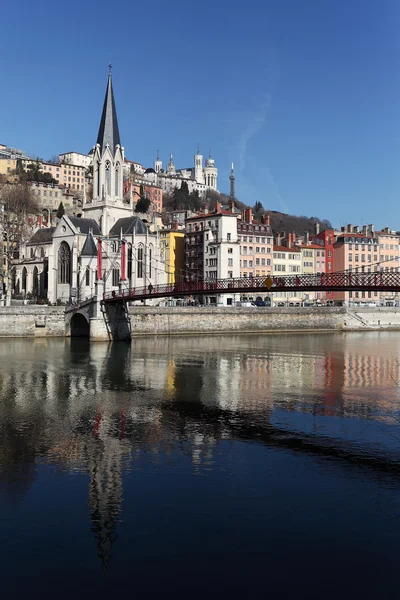 Lyon-stadt — Stockfoto