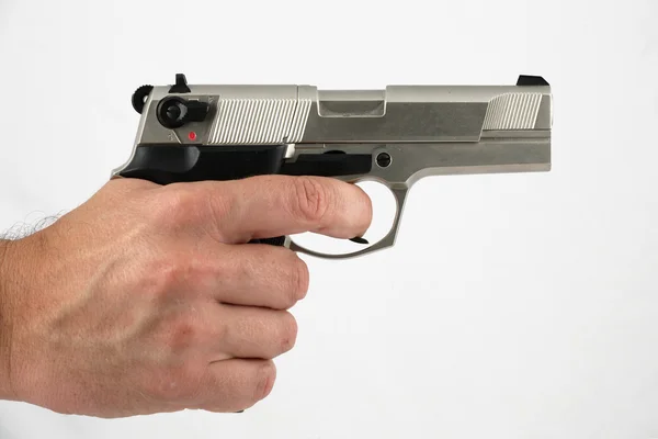 Gun hand — Stock Photo, Image