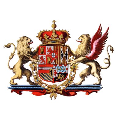 Coat of arms flag of Ghent clipart