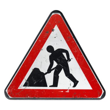 roadworks işareti