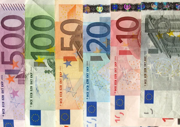 Nota en euros — Foto de Stock