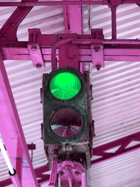 녹색 빛 — 스톡 사진