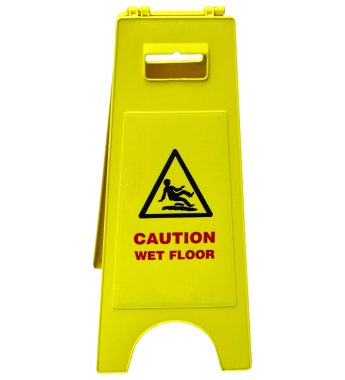 Wet Floor sign clipart