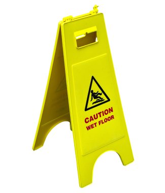 Wet Floor sign clipart