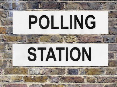 Polling station clipart