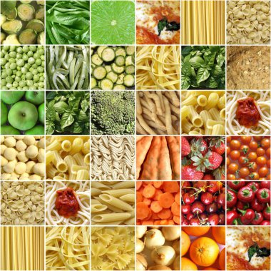 Food collage clipart