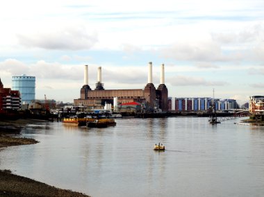 London Battersea powerstation clipart