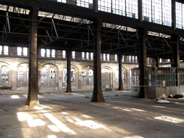 Abandoned factory clipart