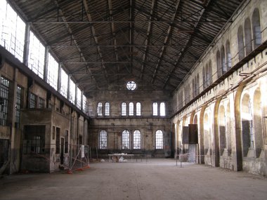 Abandoned factory clipart