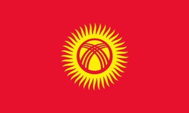 Kırgızistan bayrağı