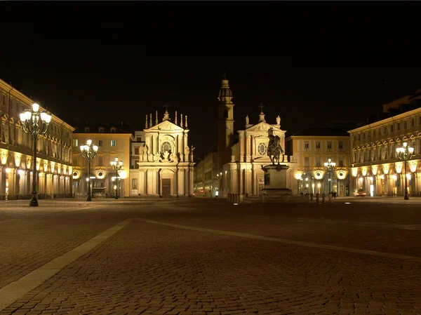 Piazza San Carlo, Turim — Fotografia de Stock