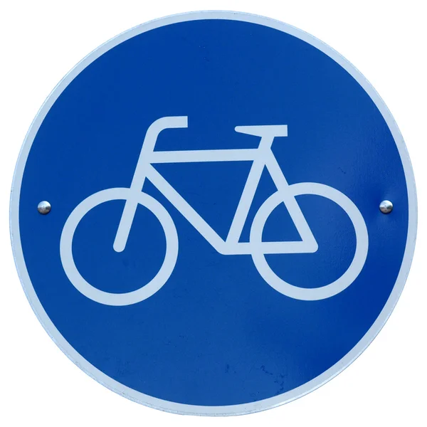 Bike lane sign — Fotografie, imagine de stoc