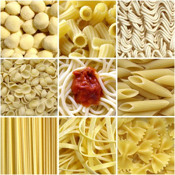 Collage de pasta —  Fotos de Stock